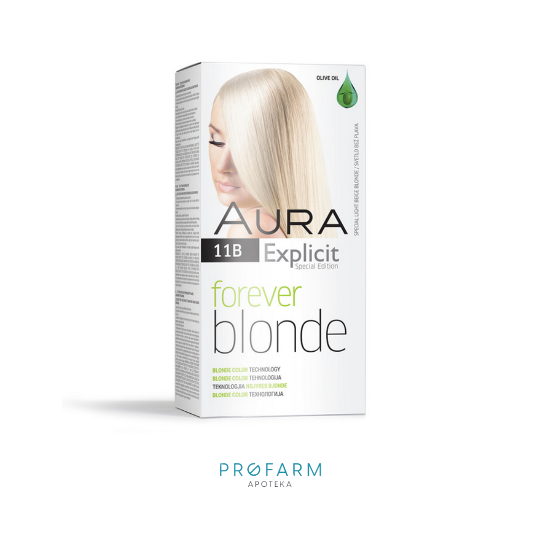 Image of AURA FARBA ZA KOSU (11B) FOREVER BLONDE