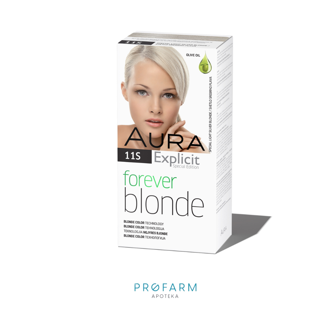 Image of AURA FARBA ZA KOSU (11S) FOREVER BLONDE