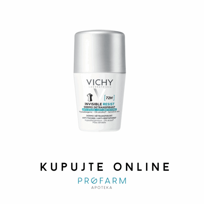 VICHY DEO ROLL INVISIIBLE 72h