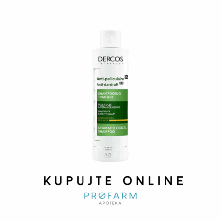 VICHY DERCOS ŠAMPON OSJETLJIVA SUHA KOSA 200ml