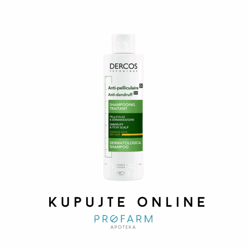 VICHY DERCOS ŠAMPON OSJETLJIVA SUHA KOSA 200ml
