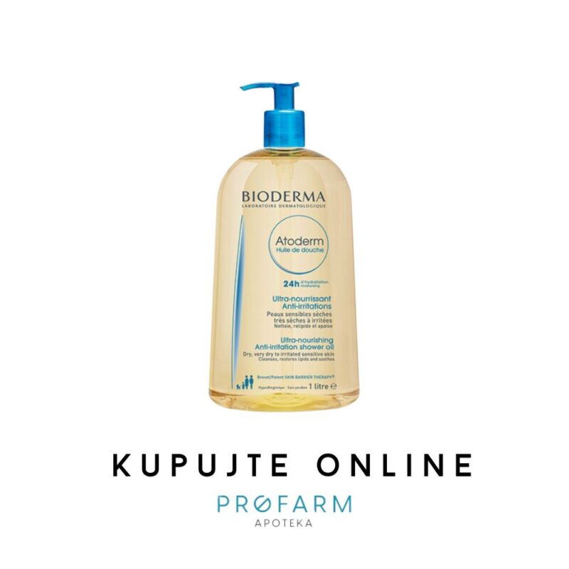 BIODERMA ATODERM GEL ULJE ZA TUSIRANJE 1l
