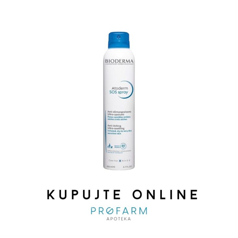 BIODERMA ATODERM SOS SPRAY PROTV SVRABA 200ml
