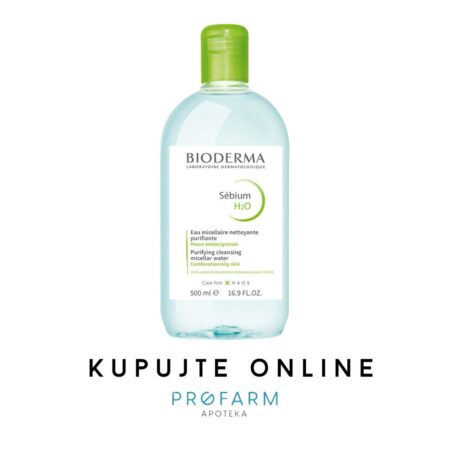 BIODERMA SEBIUM H2O MICELARNA VODA MASNA I MJEŠOVITA KOŽA 500ml