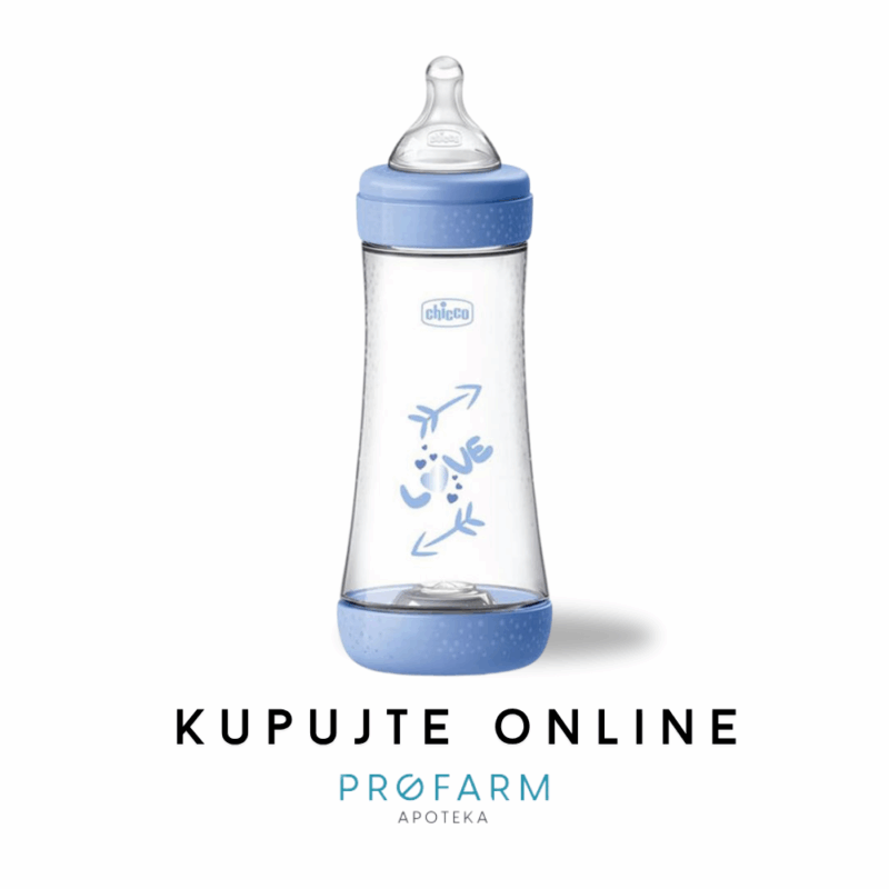 CHICCO BOČICA PERFECT5 4M+ PLAVA , 300ml