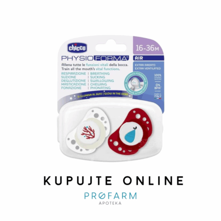 CHICCO DUDA VARALICA PHYSIO AIR 6-36M (2kom) CRVENA