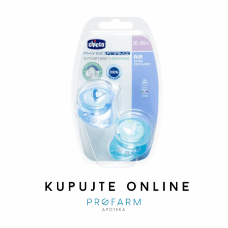 CHICCO DUDA VARALICA PHYSIO LIGHT 16-36M , PLAVA (2kom)