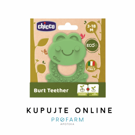 CHICCO GLODALICA ZA ZUBE, ŽABA 3-18M