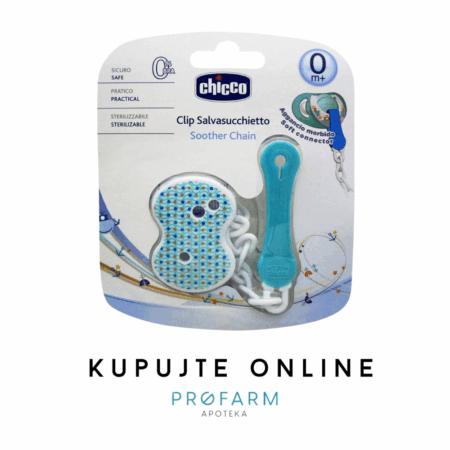 CHICCO KOPČA ZA DUDU PLAVA