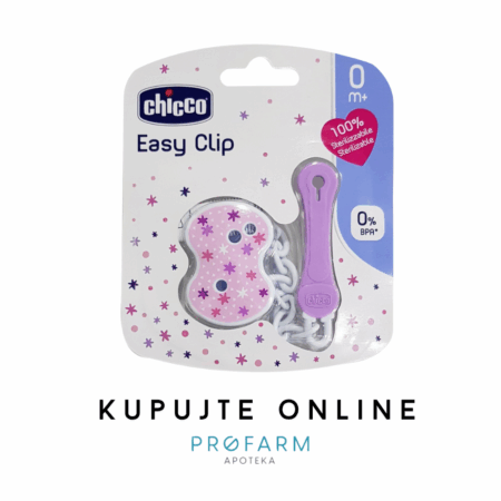 CHICCO KOPČA ZA DUDU ROZA