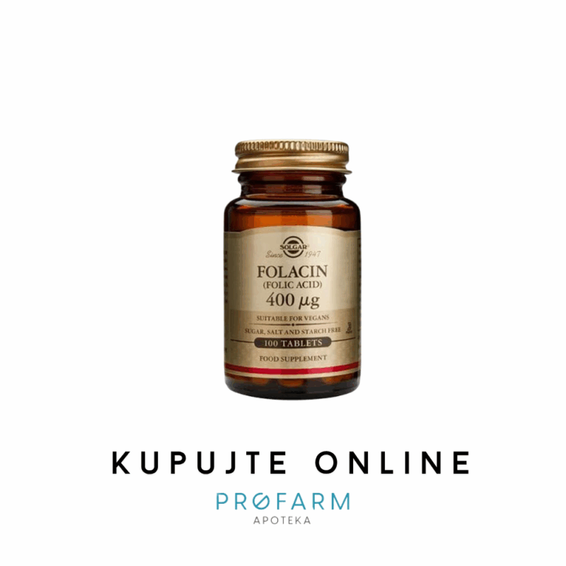 FOLACIN SOLGAR 100 tbl.