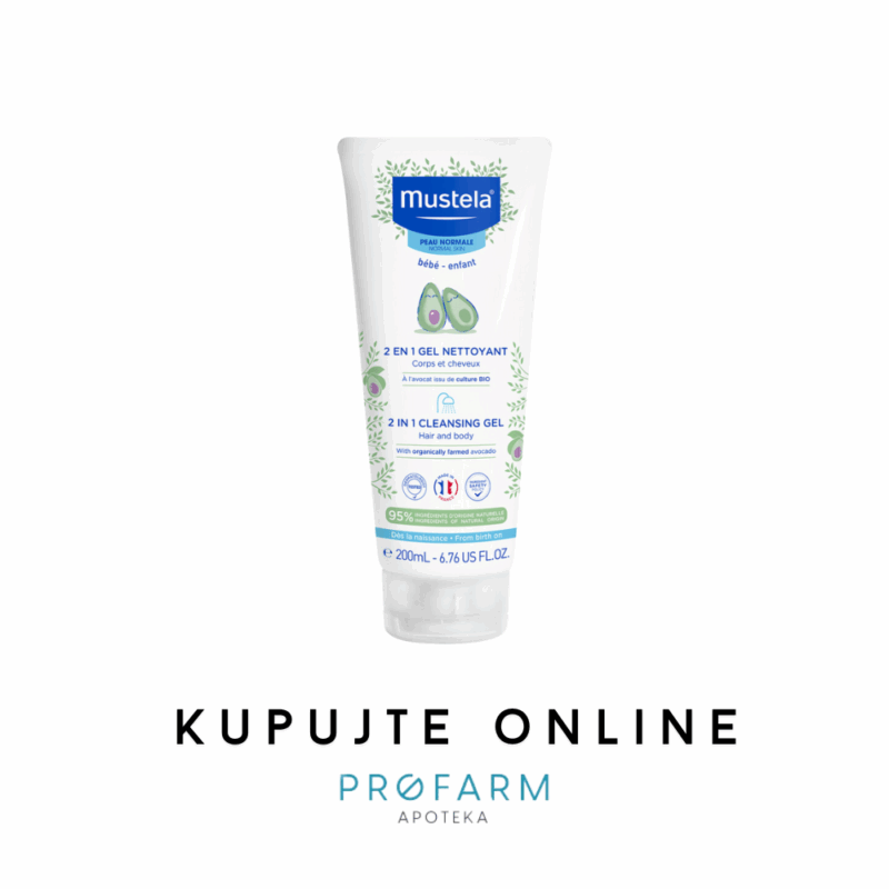 MUSTELA 2U1 ŠAMPON ZA PRANJE KOSE I TIJELA 200ml