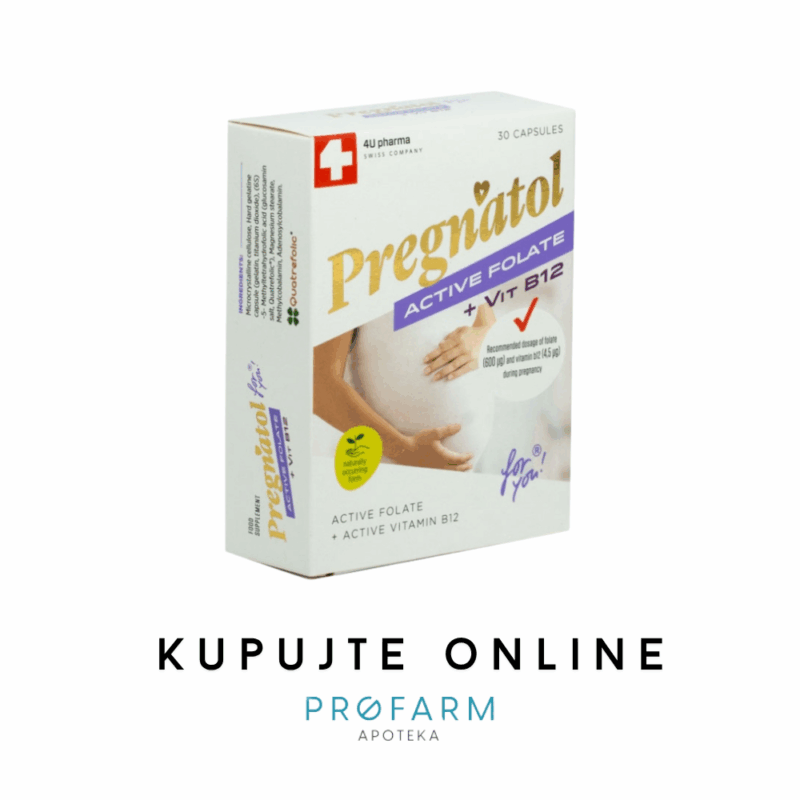 PREGNATOL ACTIVE FOLAT+B12 30 cps.