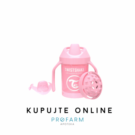 TWISTSHAKE MINI CUP 4M+,  ROZA  230ml