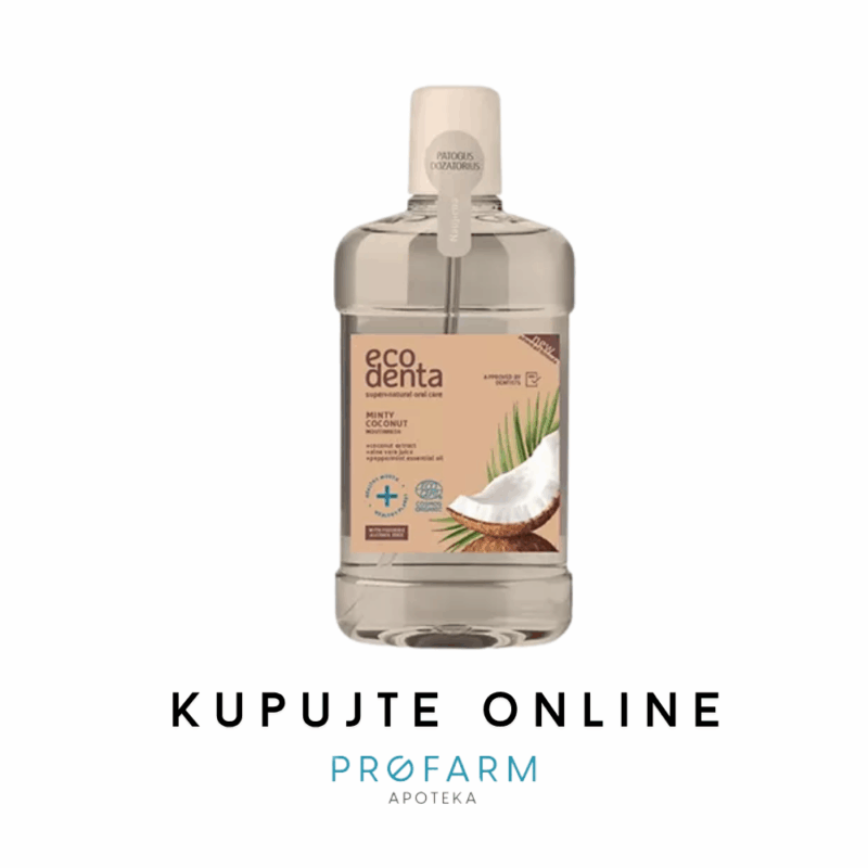 ECODENTA VODICA ZA USTA KOKOS