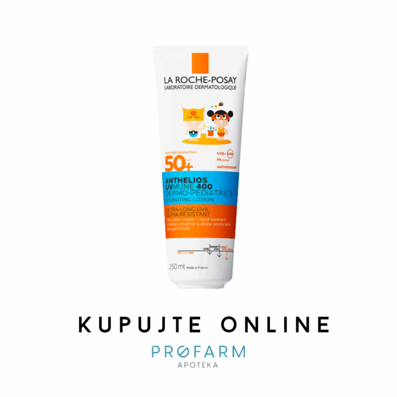 LA ROCHE POSAY ANTHELIOS MLIJEKO SPF50+ ZA DJECU