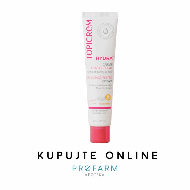 TOPICREM HYDRA+ TONIRANA KREMA LIGHT SPF50