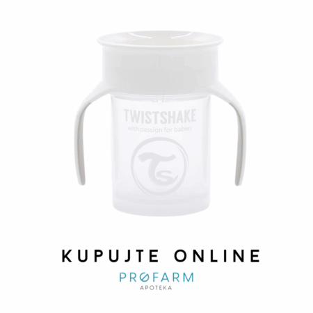 TWISTSHAKE 360 CUP 6+M BIJELA [kom]