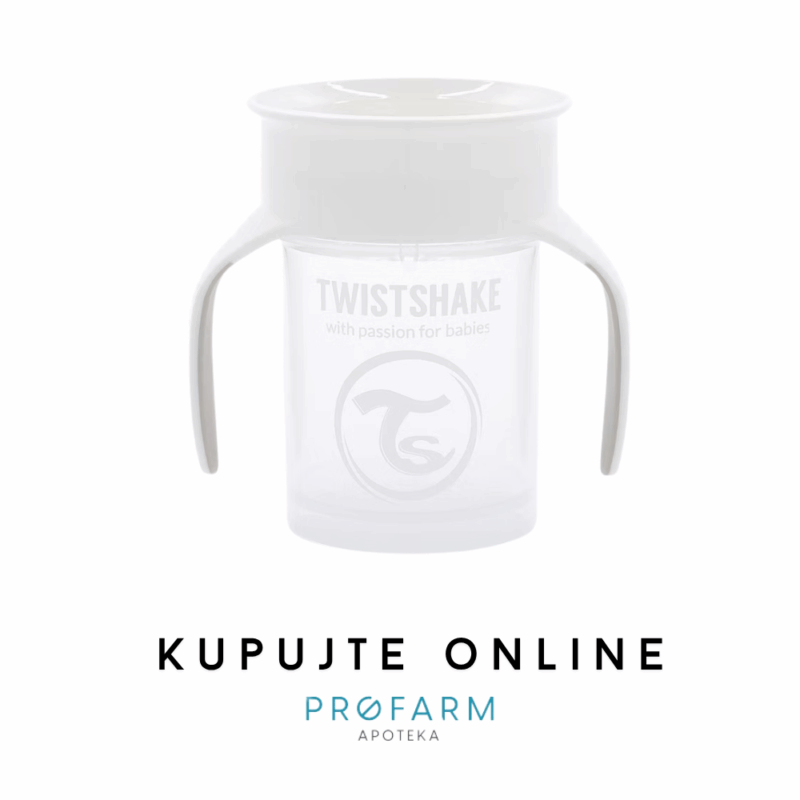 TWISTSHAKE 360 CUP 6+M BIJELA [kom]