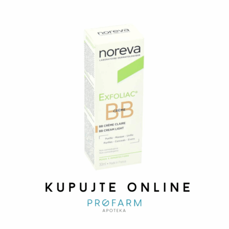 noreva Exfoliac tonirana BB krema Light 30 ml [kom]