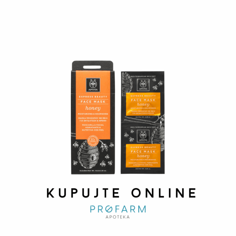 APIVITA MASKA ZA LICE/MED [kom]