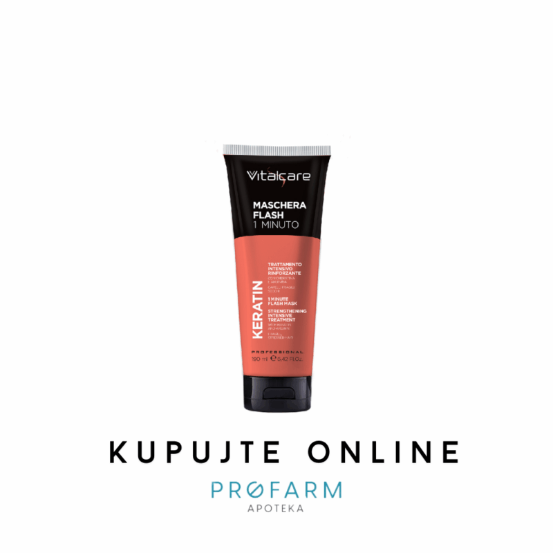 VITALCARE KERATIN OIL FLASH MASKA 1 MINUT 190ML [kom]
