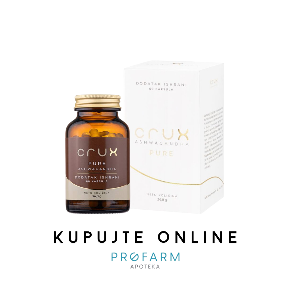 CRUX PURE ASHWAGANDHA, 60 KAPSULA