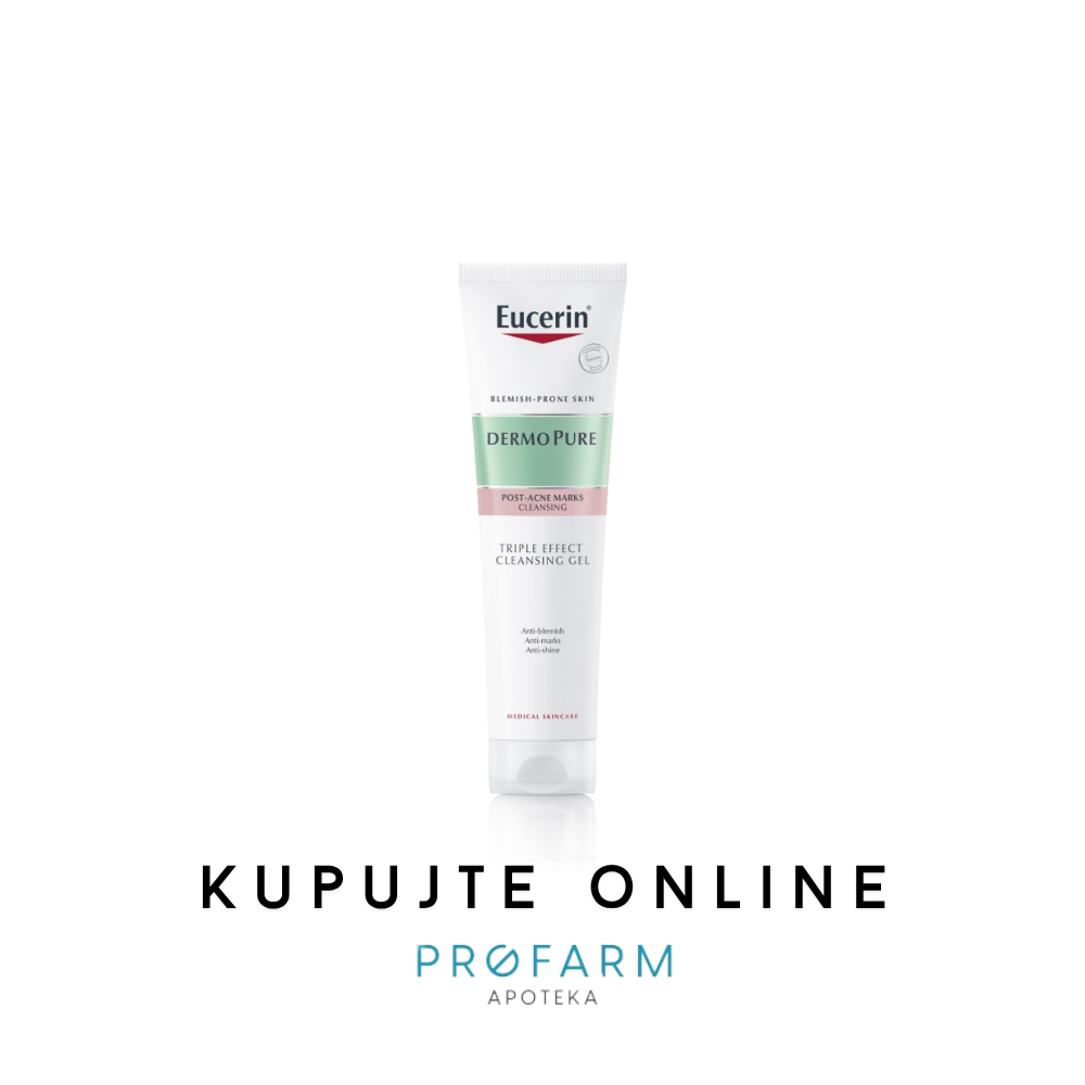 EUCERIN DERMOPURE GEL ZA ČIŠĆENJE SA TROSTRUKIM EFEKTOM 150ML