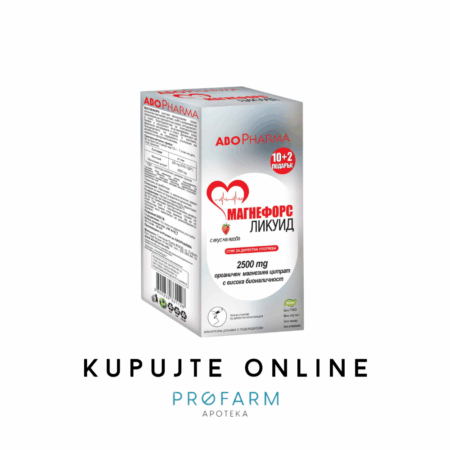 ABO PHARMA MAGNEFORCE 2500MG LIQUID JAGODA