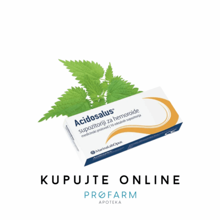 ACIDOSALUS SUPP ZA HEMOROIDE [KUT]