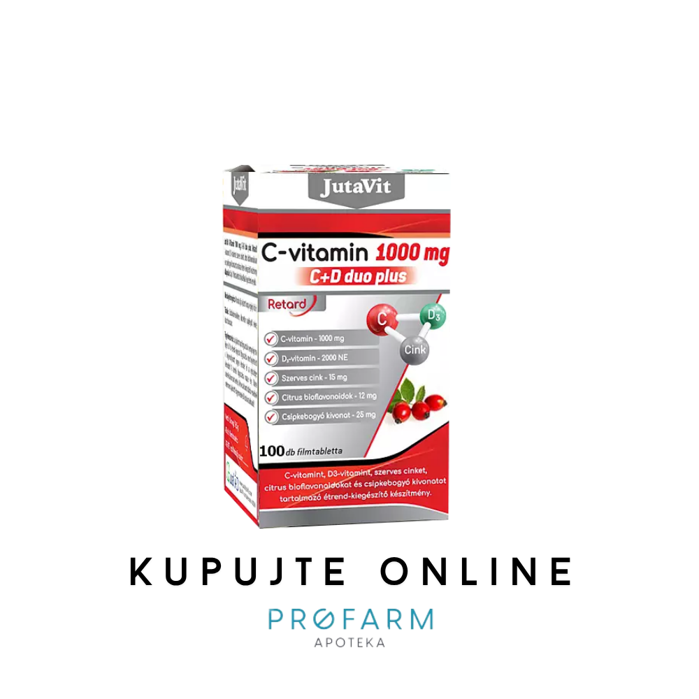 JUTAVIT VIT C 1000 MG+D3+C DUO PLUS