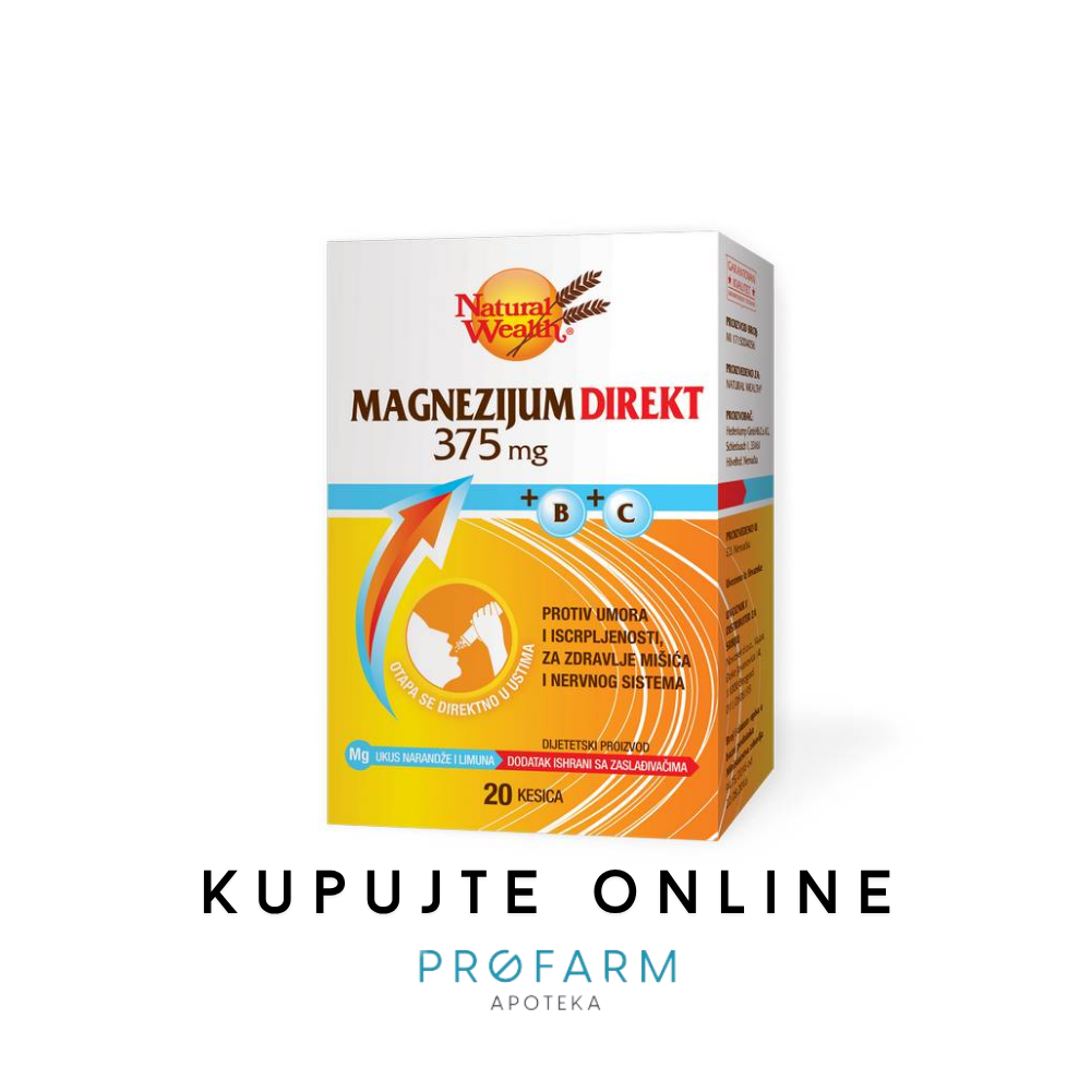 MAGNEZIJUM DIREKT 375 MG A20 VRECICA
