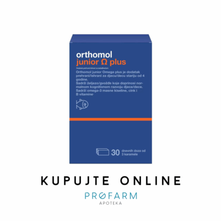 ORTHOMOL JUNIOR OMEGA PLUS KARAMELE