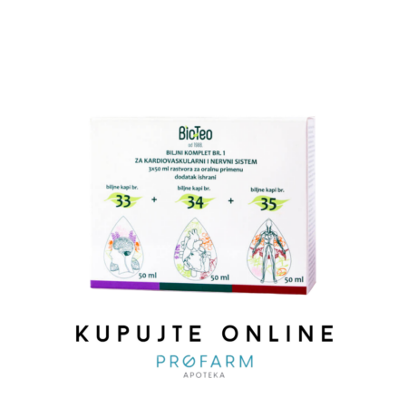 BioTeo biljni komplet br. 1 3x50ml