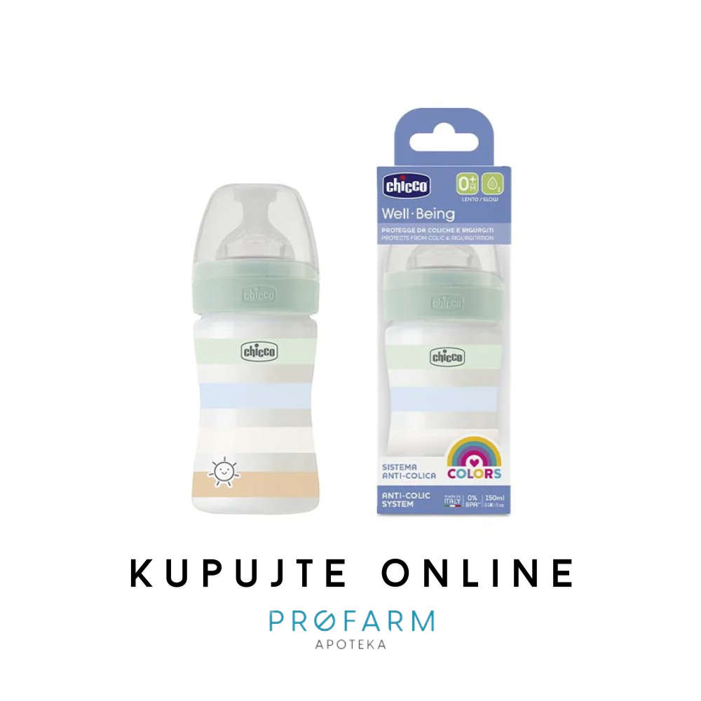 CHICCO PLASTIČNA BOČICA WELL BEING ANTICOLIC