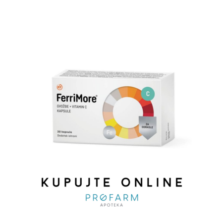 FerriMore Gvožđe + Vitamin C 30 kapsula